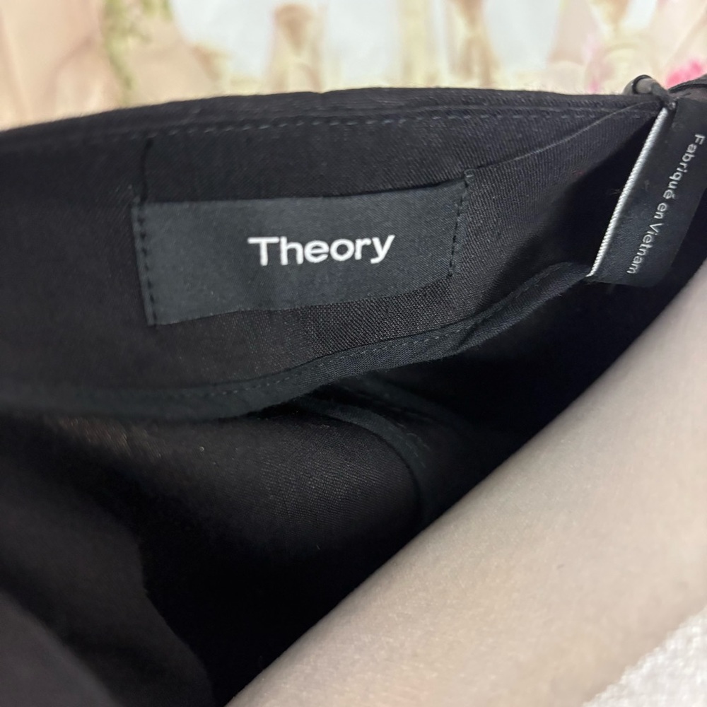 NEW Theory Women's linen Benefield Blazer Jacket - Picture 11 of 11